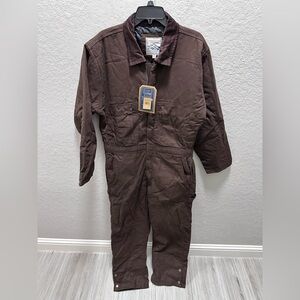 Bass Creek Outfitters Workwear Insulated Coveralls NWT Brown Size M